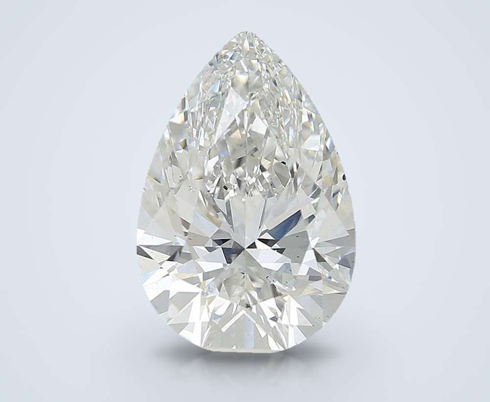 7.01 Carat Pear Lab Diamond