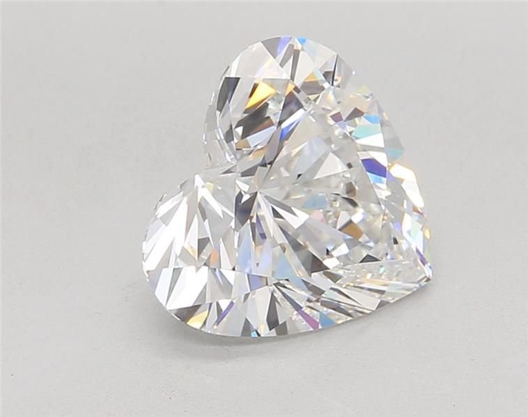3.07ct D VVS2 Rare Carat Ideal Cut Heart Lab Grown Diamond