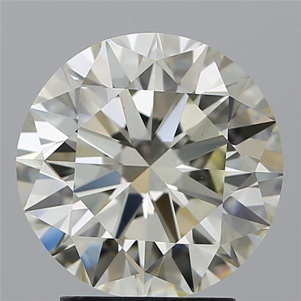 3.01ct K VS1 Rare Carat Ideal Cut Round Diamond