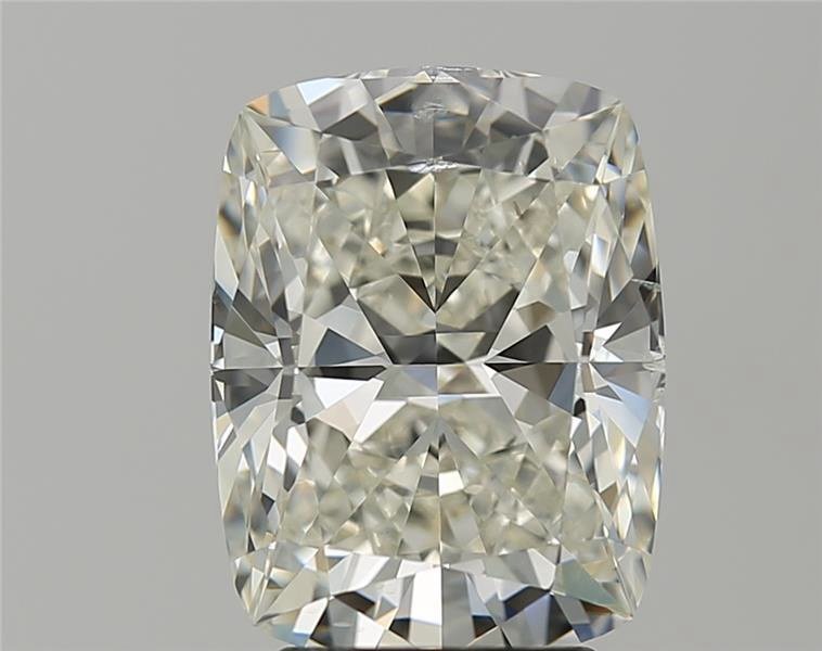 4.03ct K SI2 Rare Carat Ideal Cut Cushion Diamond