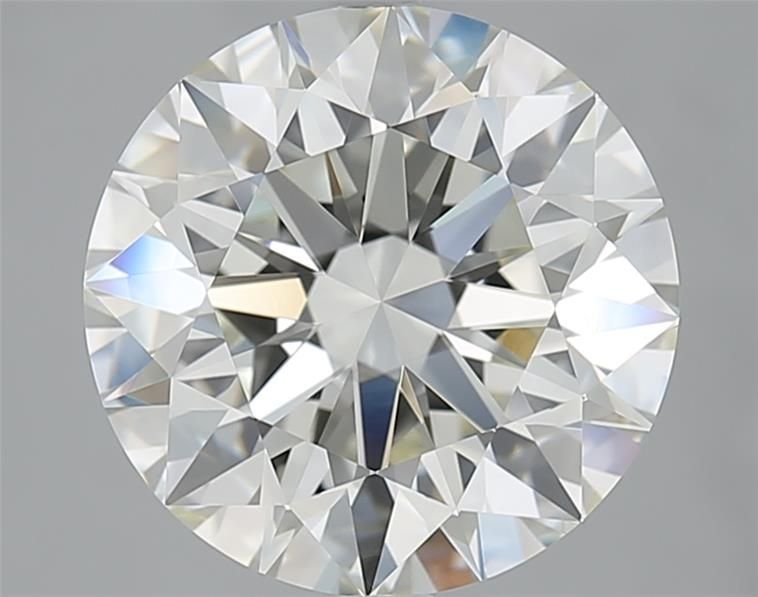5.03ct J VVS1 Rare Carat Ideal Cut Round Diamond