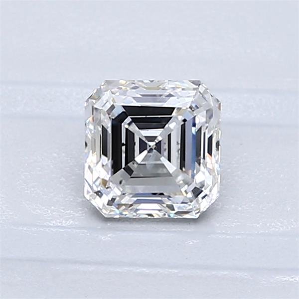 0.70ct E SI2 Rare Carat Ideal Cut Asscher Diamond