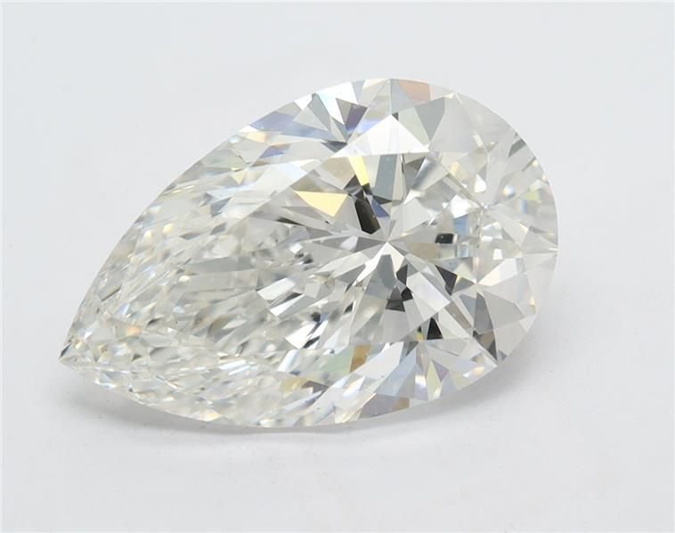 3.27ct G VS1 Rare Carat Ideal Cut Pear Lab Grown Diamond