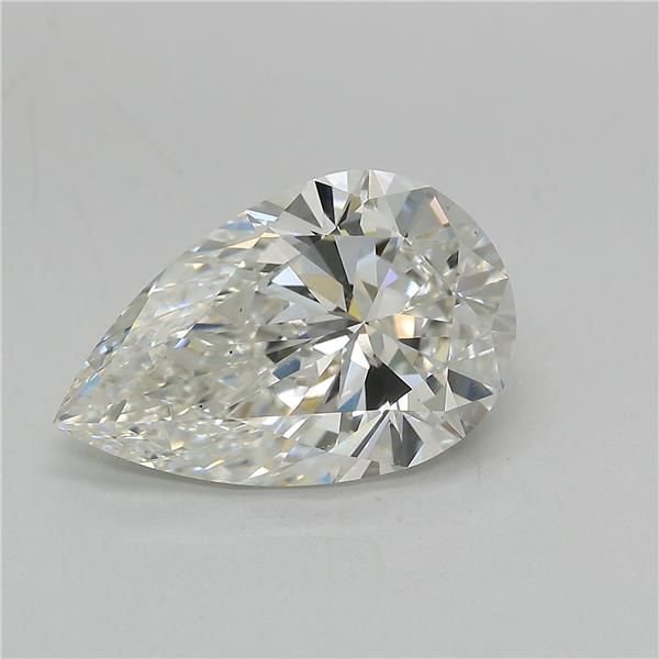 5.12ct G VS2 Rare Carat Ideal Cut Pear Lab Grown Diamond