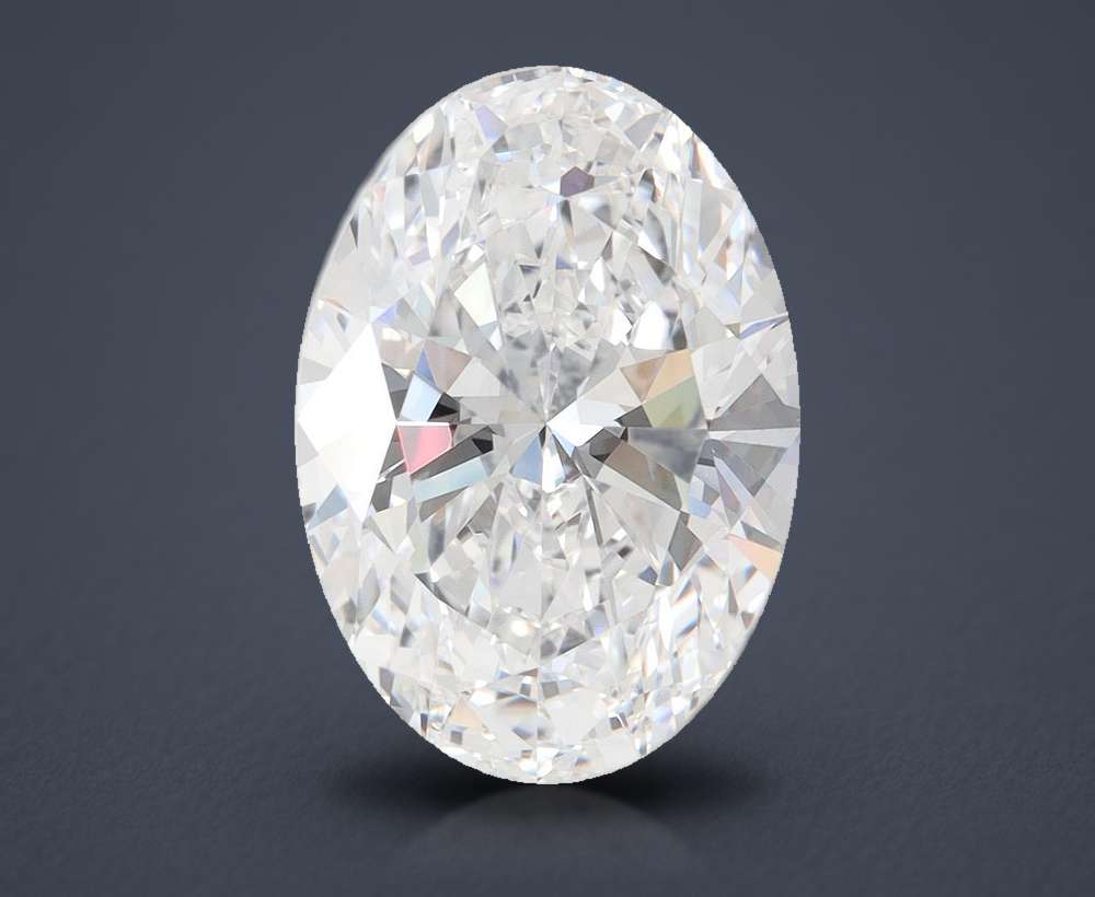 5.51 Carat Oval Lab Diamond