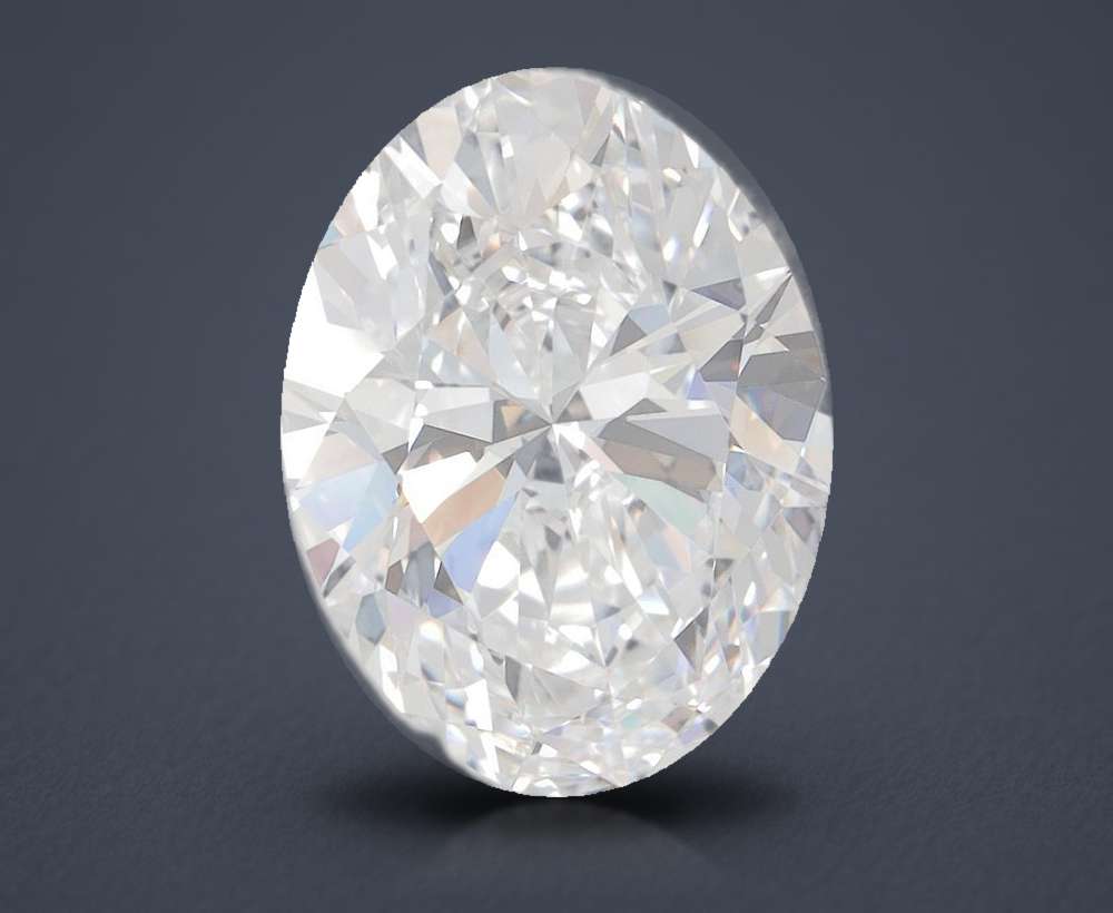 4.61 Carat Oval Lab Diamond