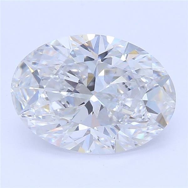 0.91ct E SI1 Rare Carat Ideal Cut Oval Lab Grown Diamond