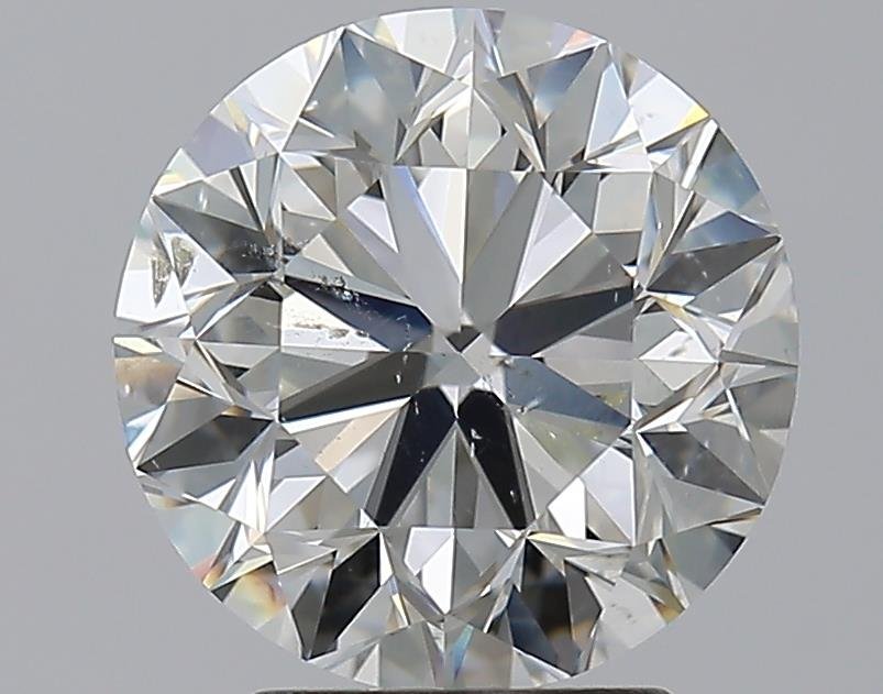 3.50ct J SI2 Very Good Cut Round Diamond
