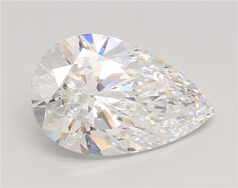 11.03ct E VS1 Rare Carat Ideal Cut Pear Lab Grown Diamond
