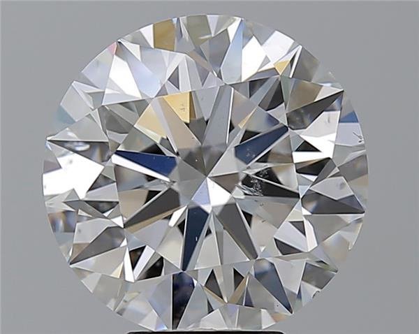 5.55ct E SI1 Rare Carat Ideal Cut Round Diamond