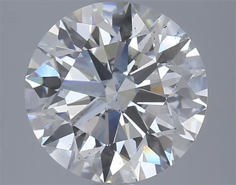 3.93ct F SI1 Rare Carat Ideal Cut Round Lab Grown Diamond