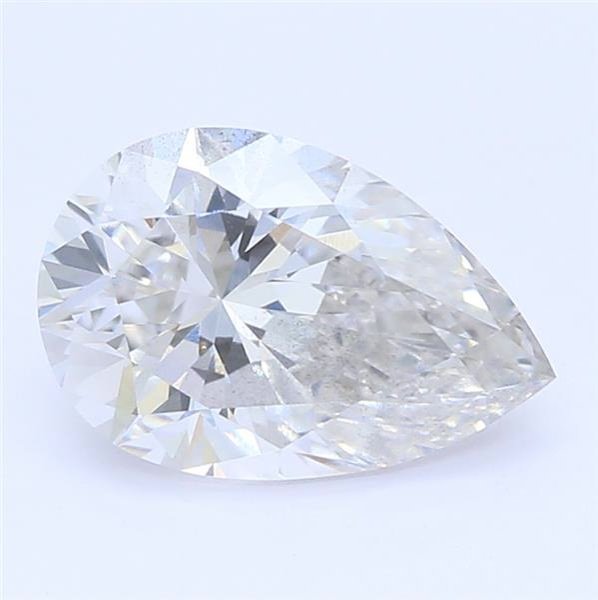 0.92ct F SI1 Rare Carat Ideal Cut Pear Lab Grown Diamond