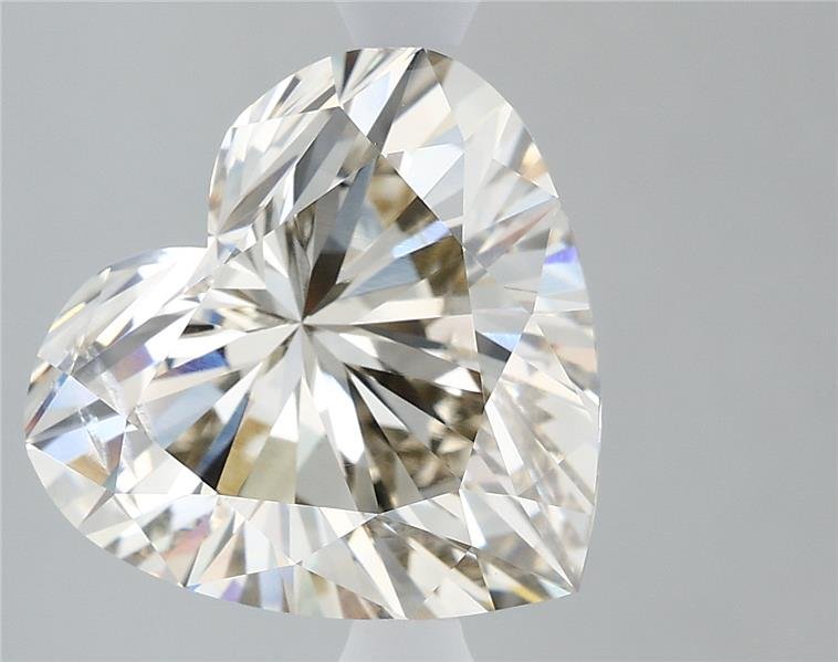 4.05ct K SI1 Rare Carat Ideal Cut Heart Lab Grown Diamond