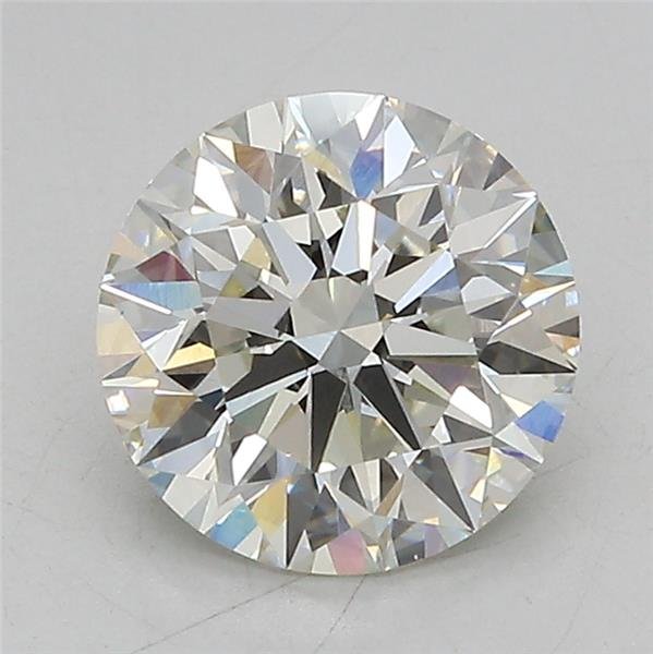 2.13ct J VVS2 Excellent Cut Round Lab Grown Diamond