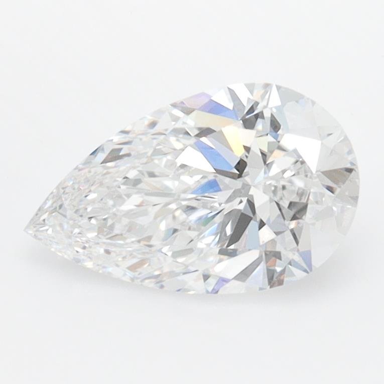 1.10ct D VVS1 Rare Carat Ideal Cut Pear Lab Grown Diamond