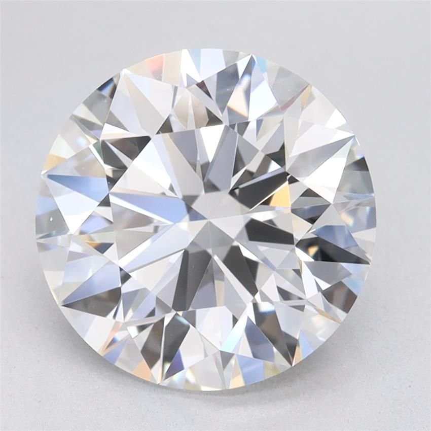 3.07ct D IF Rare Carat Ideal Cut Round Lab Grown Diamond