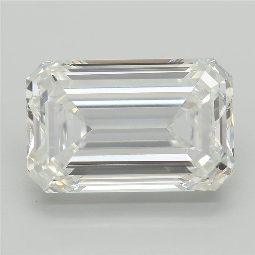 6.31ct E VS1 Rare Carat Ideal Cut Emerald Lab Grown Diamond