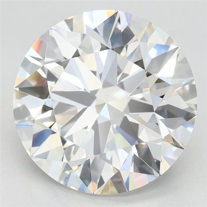 4.34ct F IF Rare Carat Ideal Cut Round Lab Grown Diamond