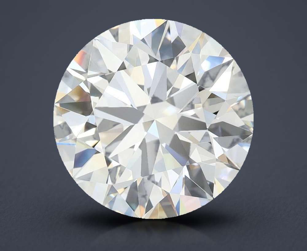 4.34 Carat Round Lab Diamond