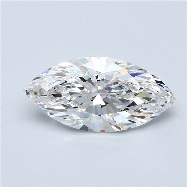 4.01ct G VVS2 Rare Carat Ideal Cut Marquise Diamond