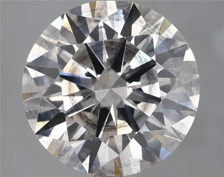 6.01ct I SI2 Rare Carat Ideal Cut Round Lab Grown Diamond