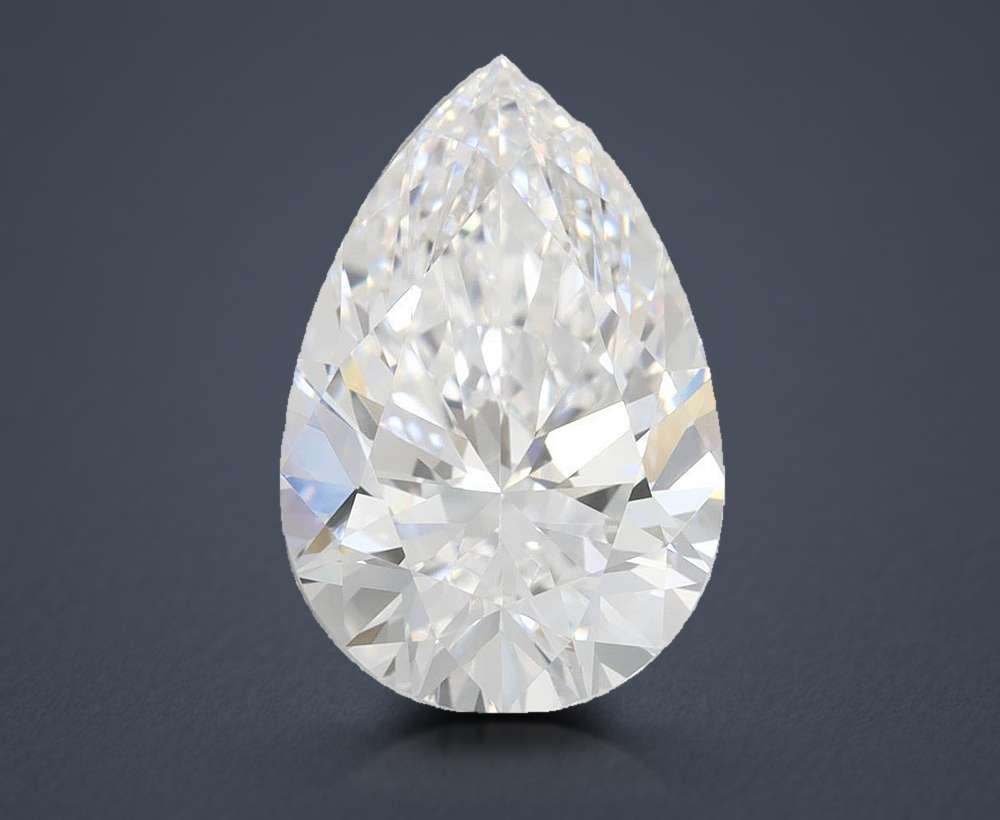 3.54 Carat Pear Lab Diamond