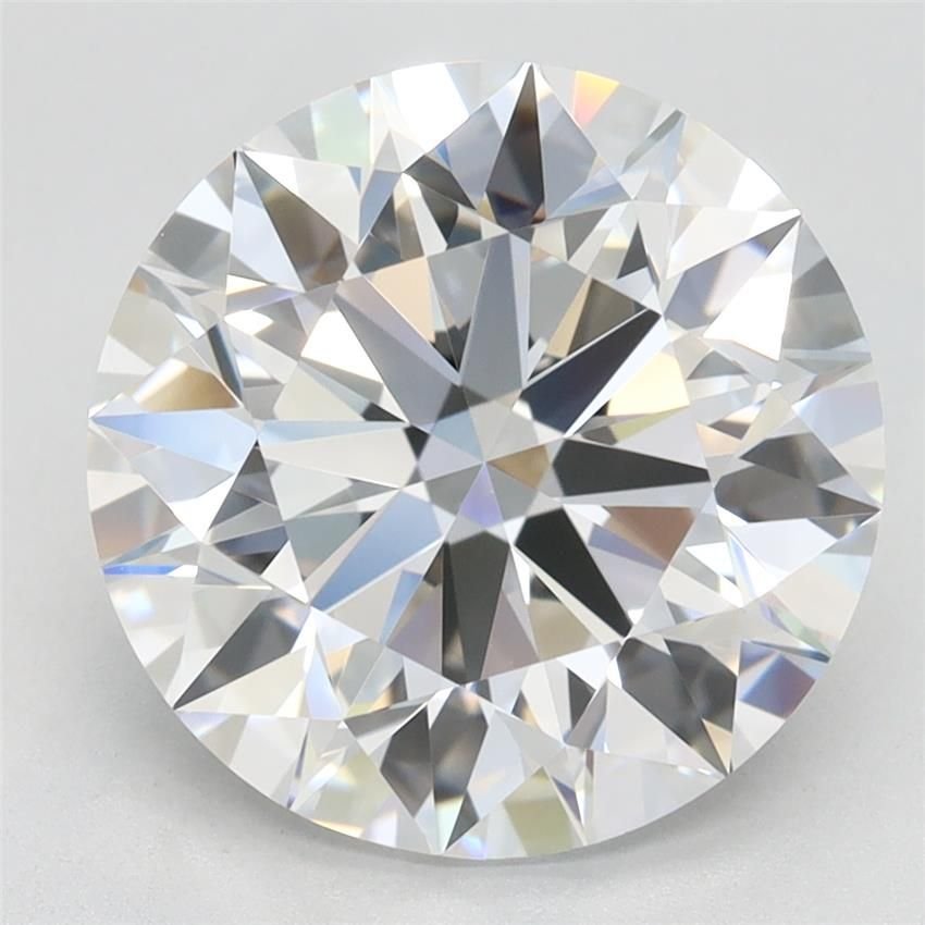 4.21ct D VVS1 Rare Carat Ideal Cut Round Lab Grown Diamond