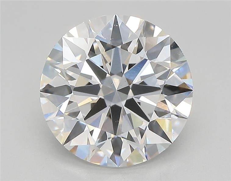 3.09ct D VS1 Rare Carat Ideal Cut Round Lab Grown Diamond