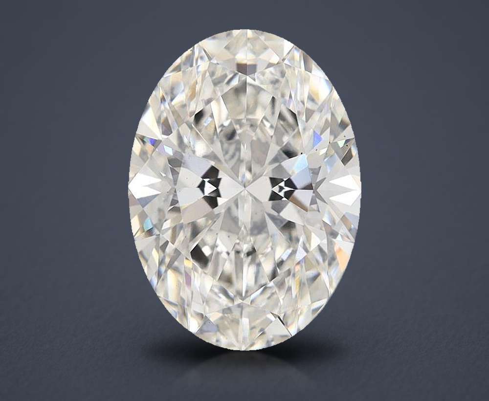 4.54 Carat Oval Lab Diamond
