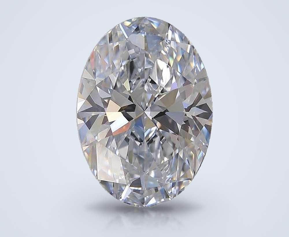 5.26 Carat Oval Lab Diamond