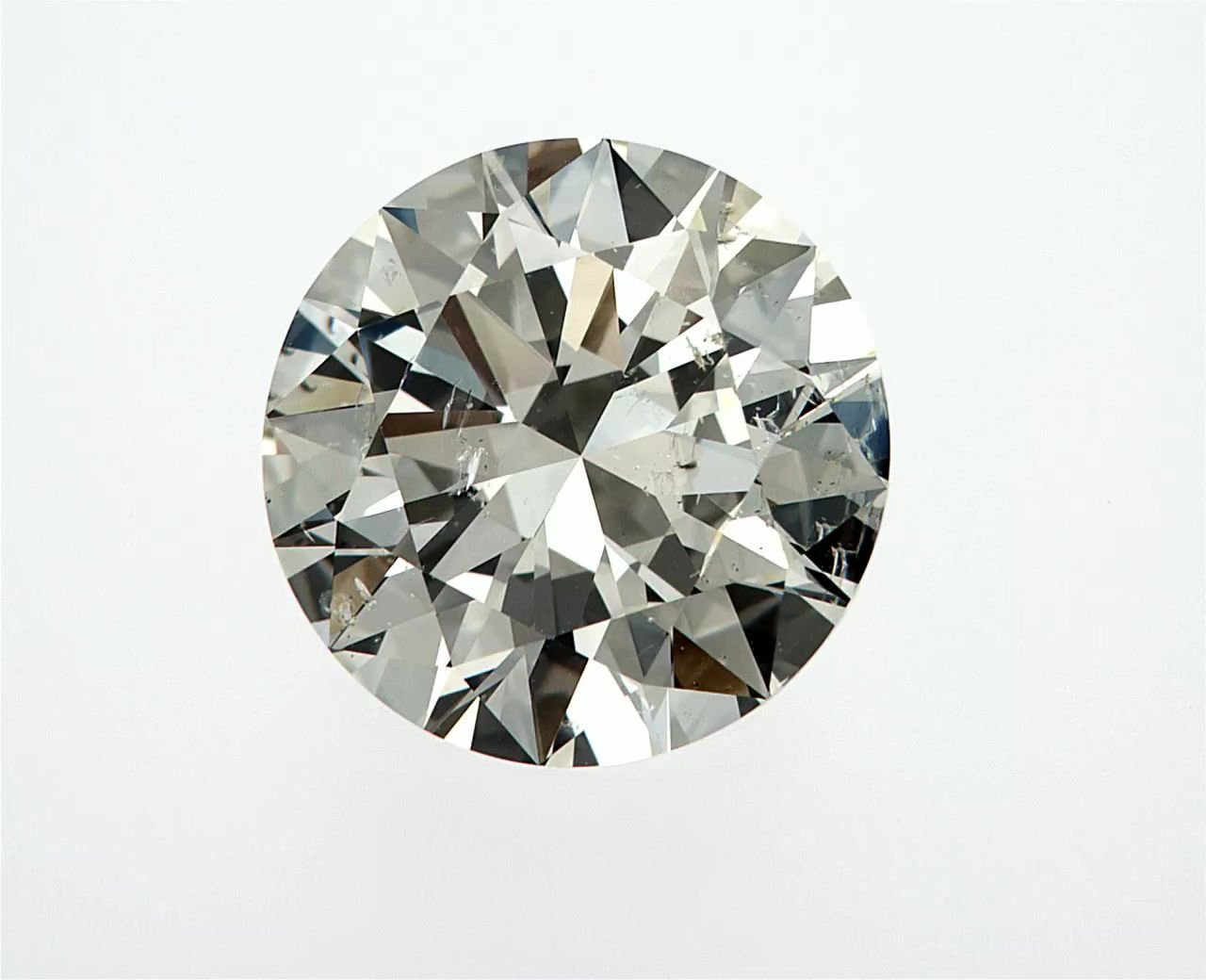 7.39ct J SI1 Rare Carat Ideal Cut Round Diamond
