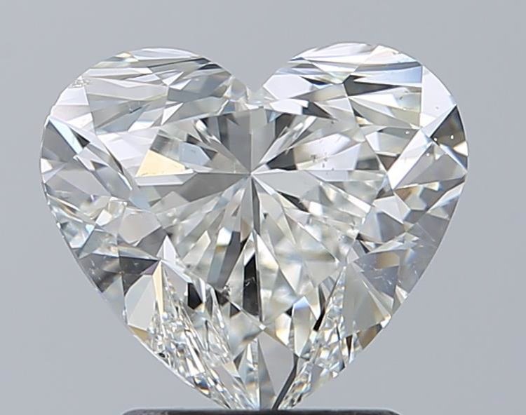 2.10ct I SI1 Rare Carat Ideal Cut Heart Diamond