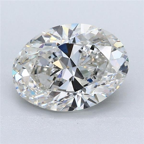 3.02ct G SI1 Rare Carat Ideal Cut Oval Lab Grown Diamond