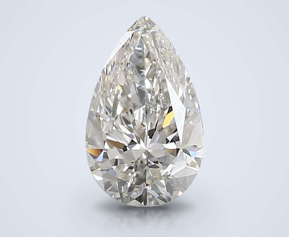 0.90 Carat Pear Natural Diamond