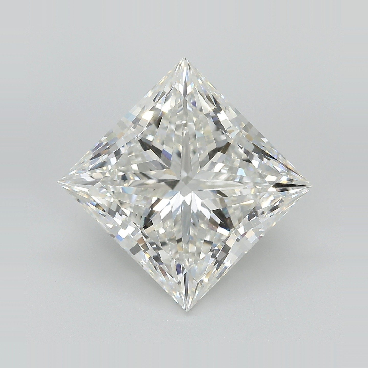 9.05ct G VVS2 Rare Carat Ideal Cut Princess Lab Grown Diamond