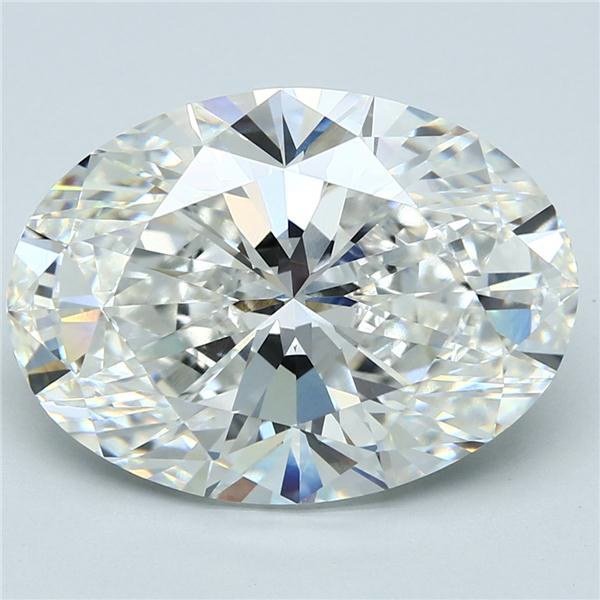 11.02ct F VVS2 Rare Carat Ideal Cut Oval Lab Grown Diamond