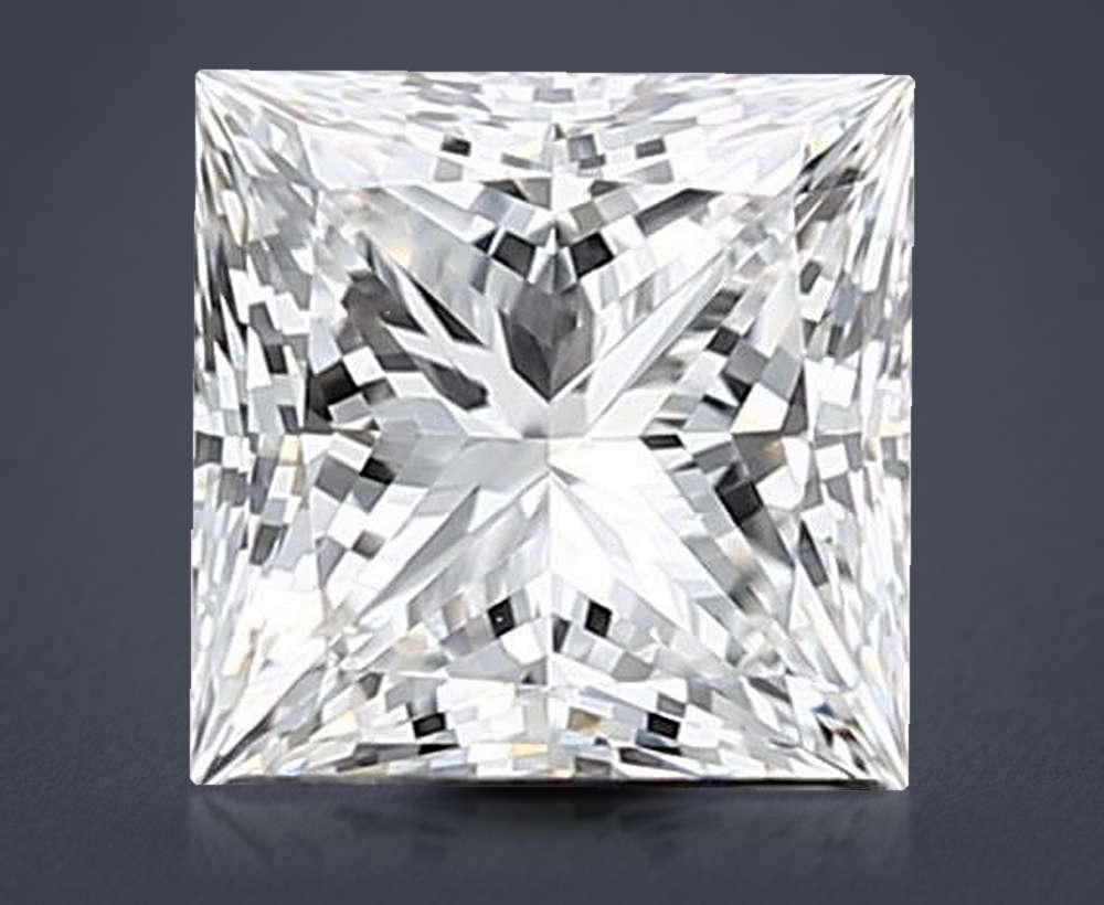 1.61 Carat Princess Lab Diamond