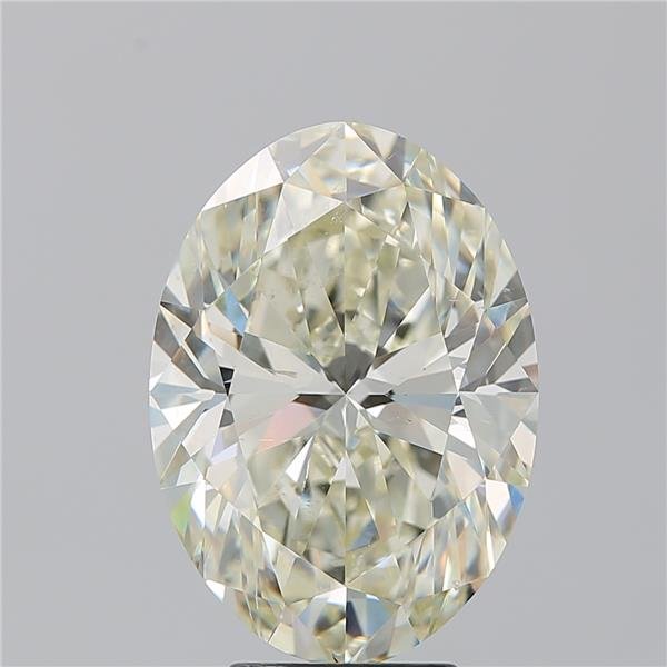 6.02ct K SI1 Rare Carat Ideal Cut Oval Diamond