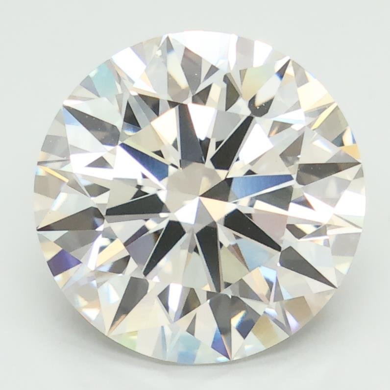 5.04ct G VVS2 Rare Carat Ideal Cut Round Lab Grown Diamond