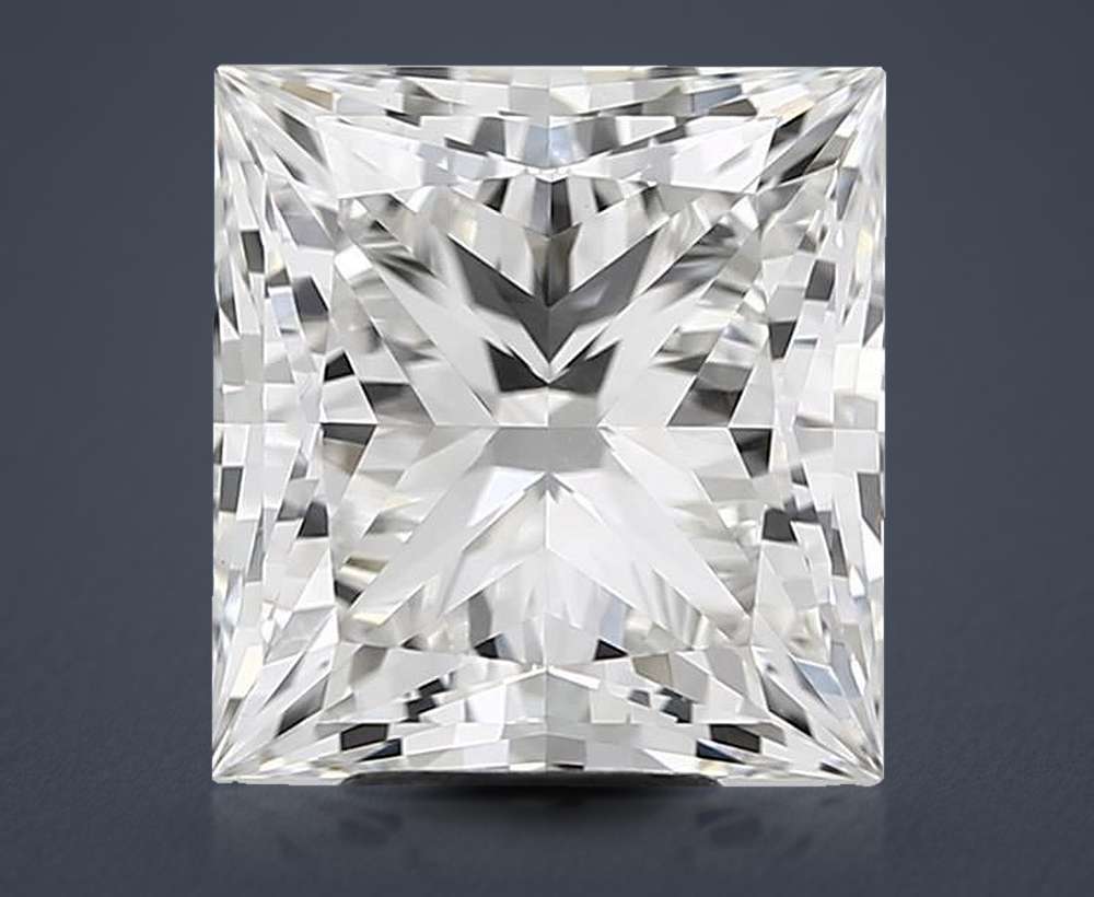 6.61 Carat Princess Lab Diamond