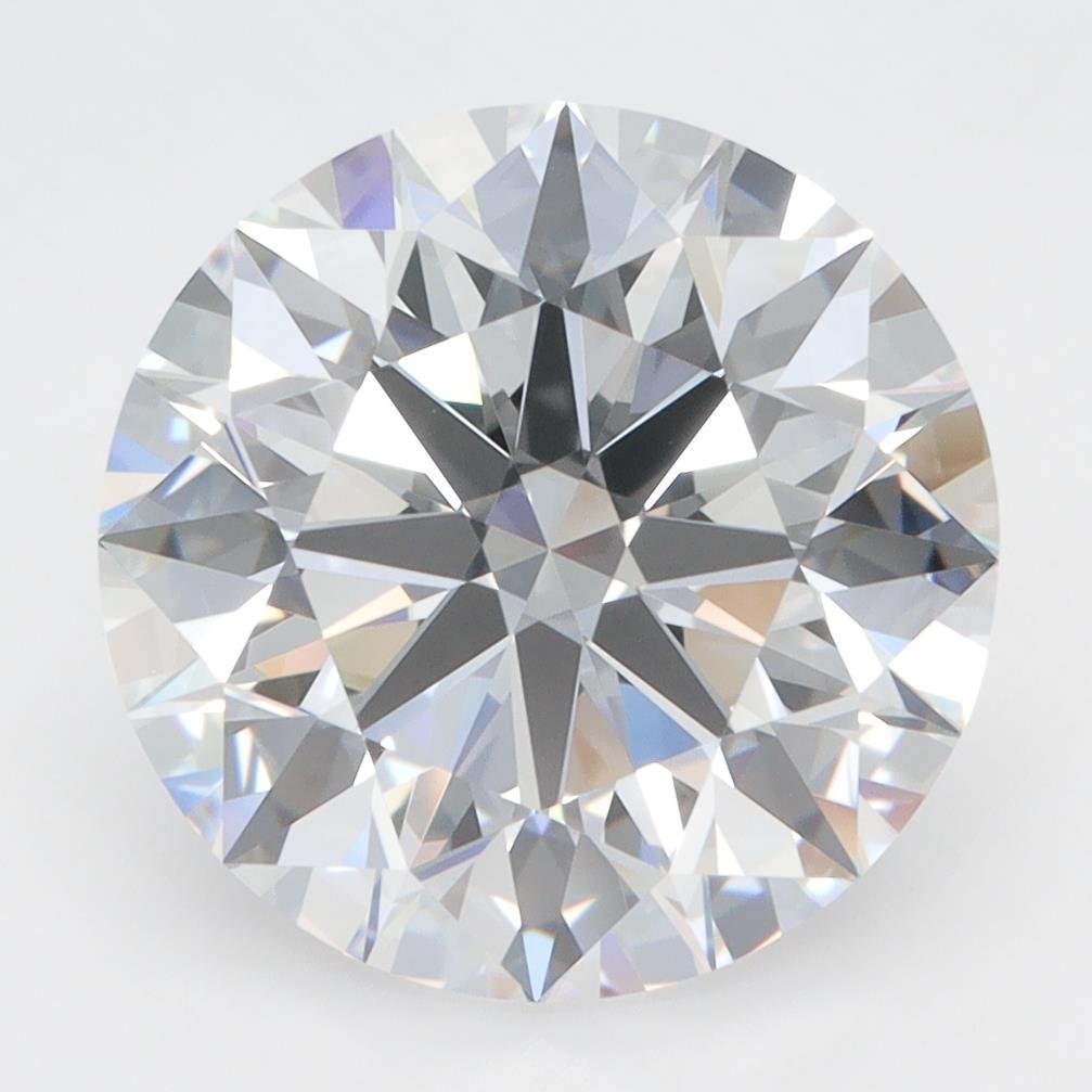 5.64ct D VVS1 Rare Carat Ideal Cut Round Lab Grown Diamond