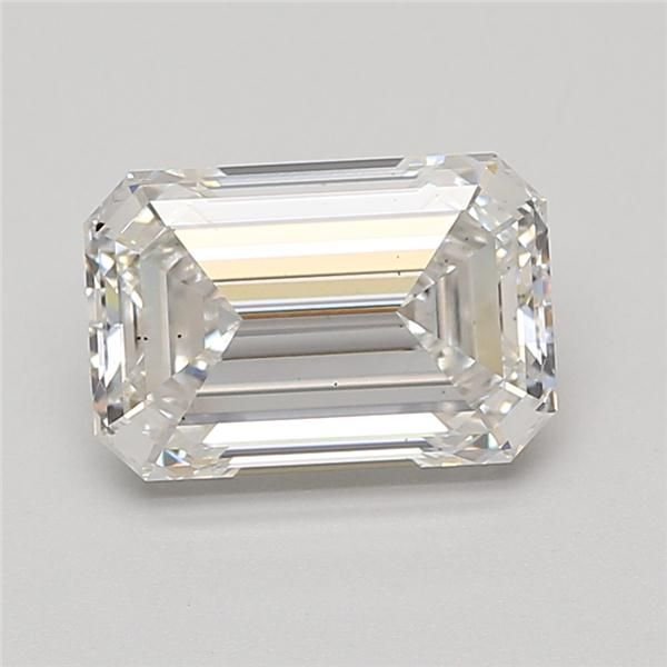 3.46ct E VS2 Rare Carat Ideal Cut Emerald Lab Grown Diamond
