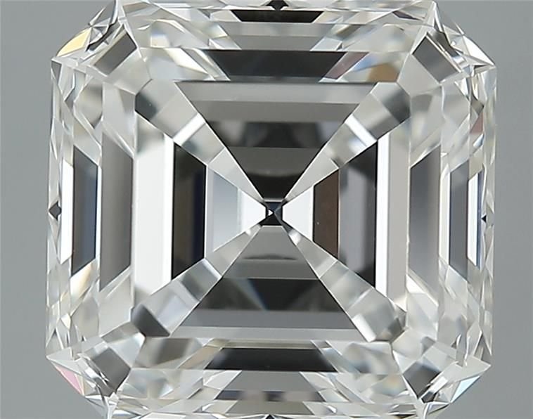 5.19ct G VVS2 Rare Carat Ideal Cut Asscher Diamond