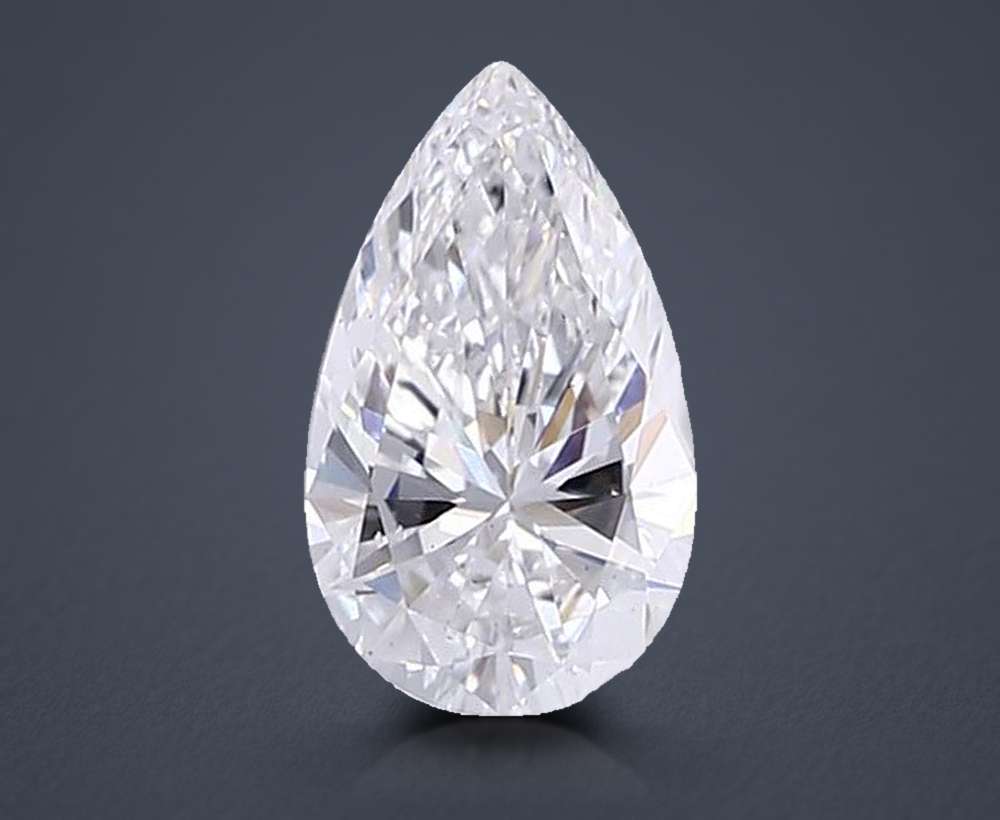 2.00 Carat Pear Lab Diamond