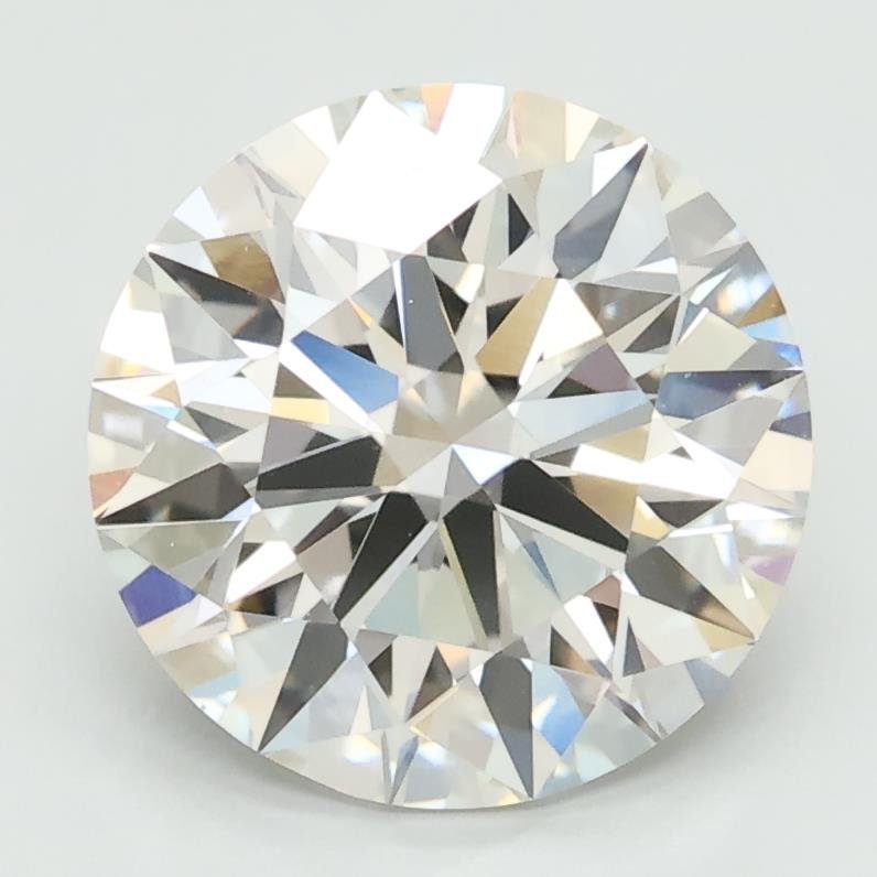 2.86ct F VVS2 Rare Carat Ideal Cut Round Lab Grown Diamond