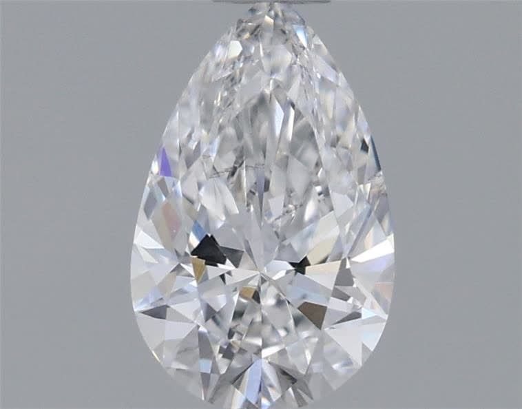 0.54ct D VS2 Rare Carat Ideal Cut Pear Lab Grown Diamond