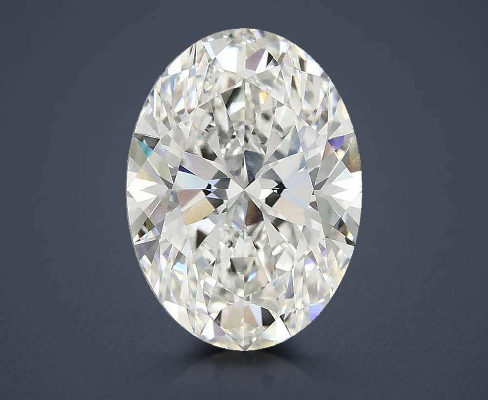 3.91 Carat Oval Lab Diamond
