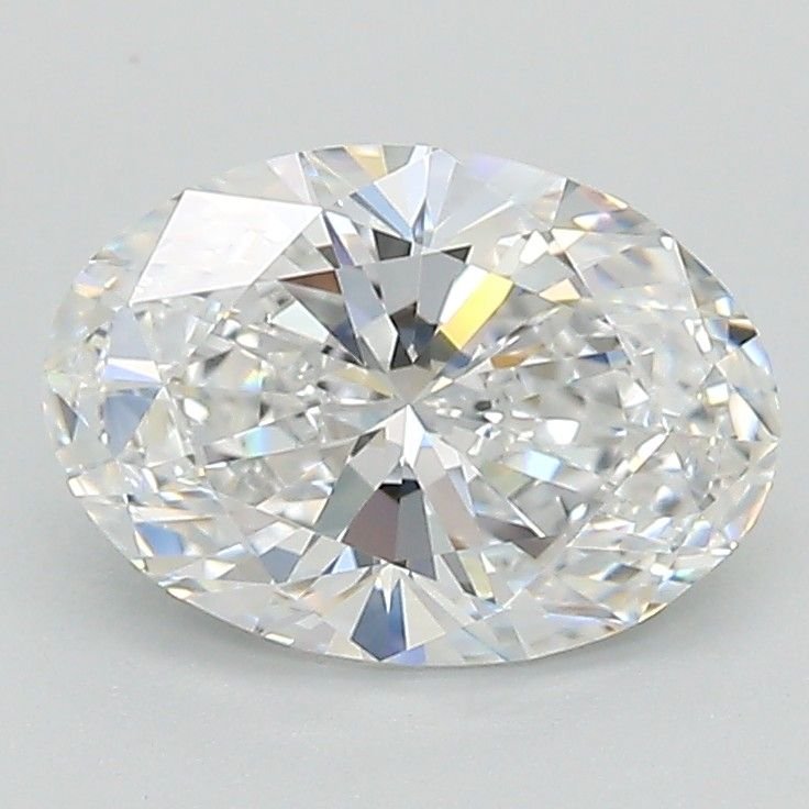 1.58ct D VVS1 Rare Carat Ideal Cut Oval Lab Grown Diamond