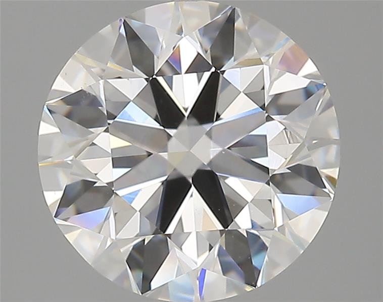 3.08ct E VS1 Rare Carat Ideal Cut Round Diamond