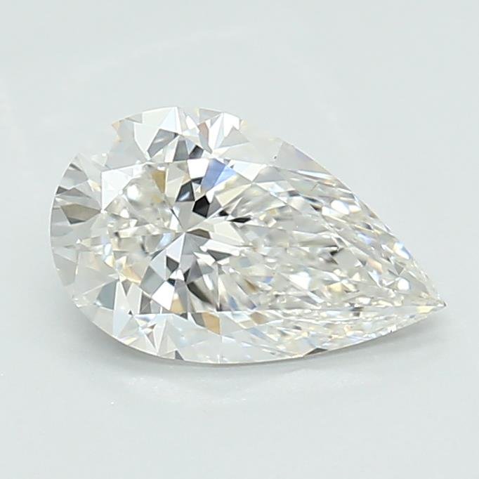 0.97ct E VVS2 Rare Carat Ideal Cut Pear Lab Grown Diamond